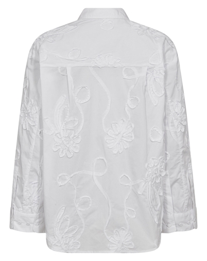 Co'Couture - Xavier CC Flower Skjorte - White